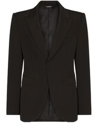 Dolce & Gabbana - Single-Breasted Tailored Blazer - Lyst