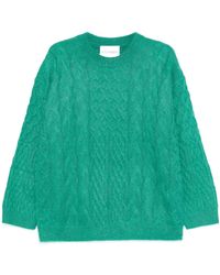 Closed - Cable-Knit Sweater - Lyst