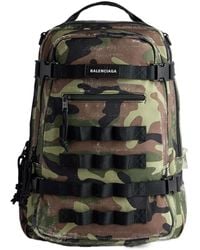 Balenciaga - Camo Printed Army Space Small Backpack - Lyst