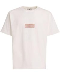 Stone Island - Raw Beauty Cotton Jersey S/S T-Shirt - Lyst