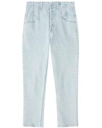 Isabel Marant - Belt Loop Denim Trousers - Lyst