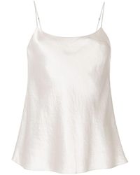 Vince - Flowing Blouse With Adjustable Straps - Lyst