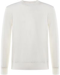 Eleventy - Ribbed Virgin Wool Knitwear - Lyst