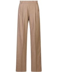Max Mara - Pleat Detailed Trousers - Lyst