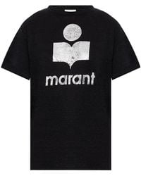 Isabel Marant - Short-Sleeved T-Shirt With Round Neck - Lyst