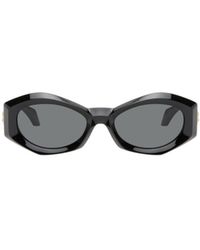 Versace - Integrated Nose Rest Sunglasses - Lyst