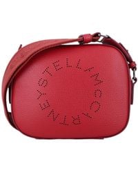 Stella McCartney - Stella Logo Mini Handbag With Perforated Circular Detail - Lyst