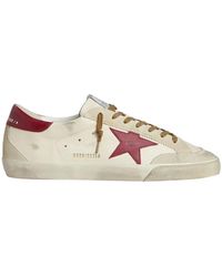 Golden Goose - Super-Star With Leather Star And Suede Inserts - Lyst