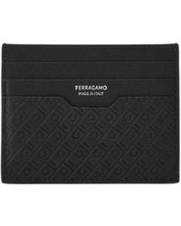 Ferragamo - Ferragamo Monogram Credit Card Holder - Lyst