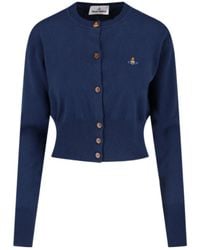 Vivienne Westwood - Orb Buttoned Long-Sleeved Cardigan - Lyst