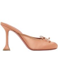 AMINA MUADDI - Lila Slipper 95 Bow High-Heeled Mules - Lyst
