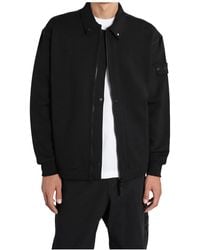 Stone Island - Logo Patch Zip-Up Sweatshirt - Lyst