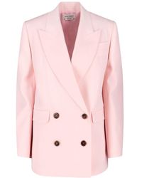 McQueen - Double Breasted Blazer - Lyst