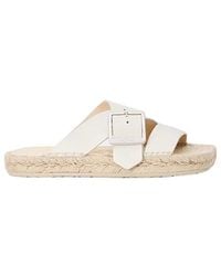 Loewe - Buckled Cross-Strap Flat Sandals - Lyst