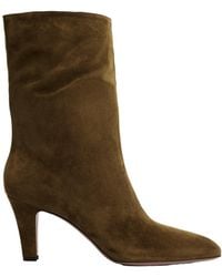Paris Texas - Suede High-Heel Ankle Boots - Lyst