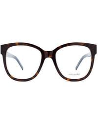 Saint Laurent - Eyewear Square Frame Glasses - Lyst