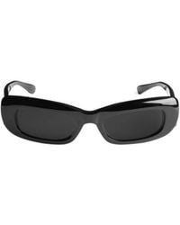 Balenciaga - Eyewear Diva Rectangle Frame Sunglasses - Lyst