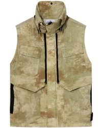 Stone Island - High-Necked Sleeveless Vest - Lyst