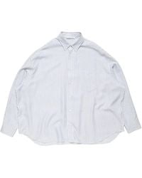 Acne Studios - Striped Button-Up Shirt - Lyst