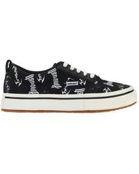 Ambush - Graphic Printed Lace-Up Sneakers - Lyst