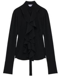 McQueen - Cotton Ruffled Shirt - Lyst