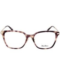 Max Mara - Square Frame Glasses - Lyst