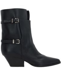 Sergio Rossi - Pointed Toe Ankel Boots - Lyst