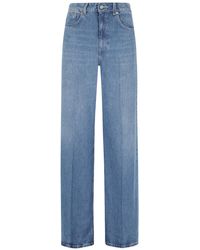 Dondup - Beatrix Wide-Leg Jeans - Lyst