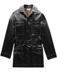 Saint Laurent - Single-Breasted Saharienne Jacket - Lyst