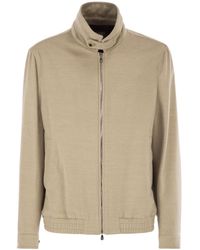 Brunello Cucinelli - Stand-Collar Zipped Jacket - Lyst