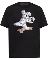 Paul Smith - Crewneck Graphic T-Shirt - Lyst