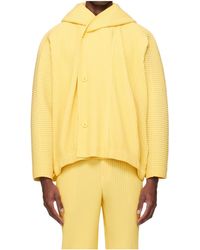 Homme Plissé Issey Miyake - Pleated Hooded Casual Jacket - Lyst