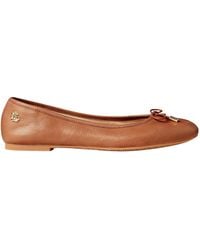 Ralph Lauren - Solid Color Ballet Pumps - Lyst