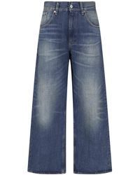 sunflower - Logo Patch Wide-Leg Trousers - Lyst