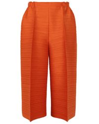 Pleats Please Issey Miyake - Pleats Please Issey Miyake Thicker Bounce Pants - Lyst