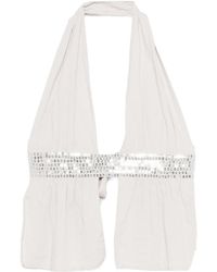 GIMAGUAS - Infinito Embellished Halterneck Top - Lyst