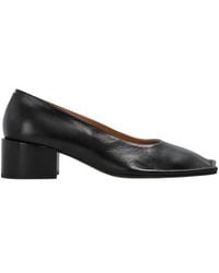 Maison Margiela - Square-Toe Block Heel Pumps - Lyst