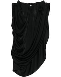 GIUSEPPE DI MORABITO - Draped Strapless Top - Lyst