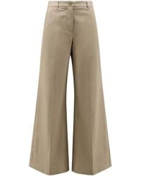 Aspesi - Stretch Cotton Trousers - Lyst