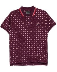 Vivienne Westwood - Logo Embroidered Patterned Trim Polo Shirt - Lyst