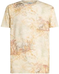 Etro - Graphic-Printed Crewneck T-Shirt - Lyst