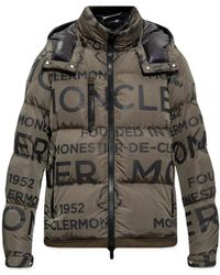 Moncler - Logo-Print Padded Jacket - Lyst