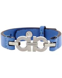 Ferragamo - Ferragamo Double Gancini Bracelet - Lyst