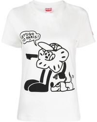 KENZO - Boke Boy Travels Crewneck T-Shirt - Lyst