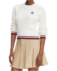 Tommy Hilfiger - Crew-Neck Knit Top - Lyst