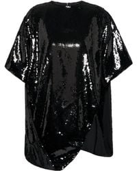 Valentino - Sequin Embellished Crewneck T-Shirt - Lyst