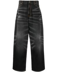 Y. Project - Washed-Effect Wide-Leg Jeans - Lyst