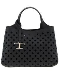 Tod's - Apa Openwork Micro Handbag - Lyst