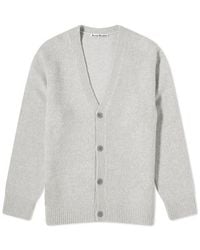 Acne Studios - Long-Sleeved Wool Cardigan - Lyst
