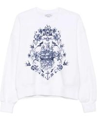McQueen - Graphic-Print Sweatshirt - Lyst